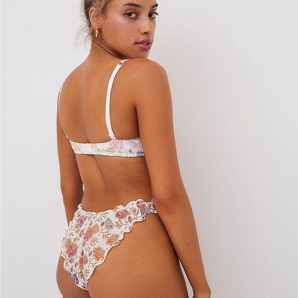 NWT For Love & Lemons rosie underwire bra Small DD - Picture 4 of 4